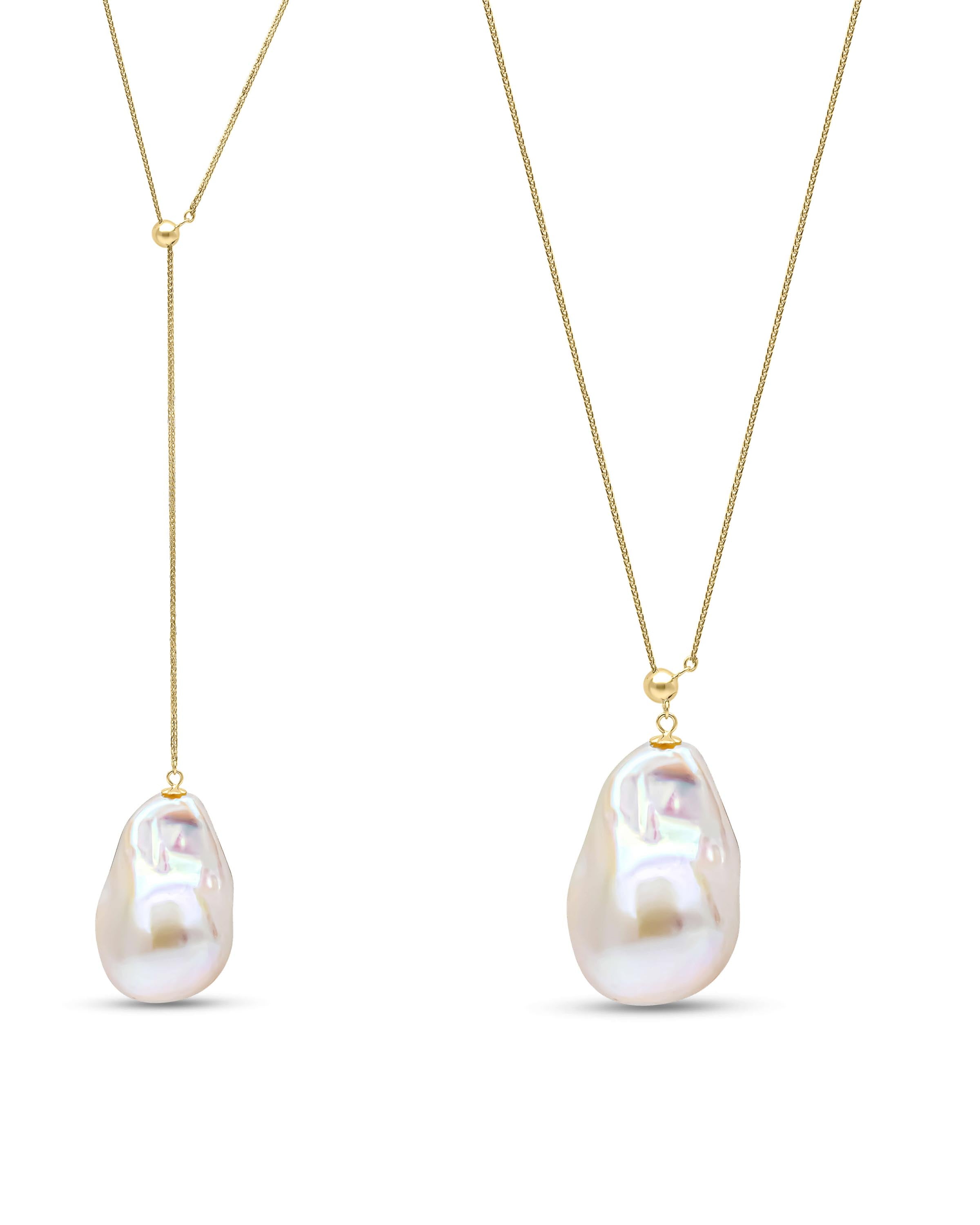 【HYERES LOR】Noailles antique pearl point necklace_mix HYERES LOR】Noailles antique pearl point necklace_mix